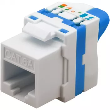Techly CAT 6a KeyStone RJ45 Jack UTP neekranēts bezinstrumentu IWP-MD C6A/UROTT