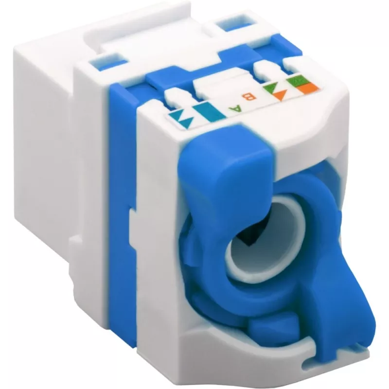 Techly CAT 6a KeyStone RJ45 Jack UTP neekranēts bezinstrumentu IWP-MD C6A/UROTT