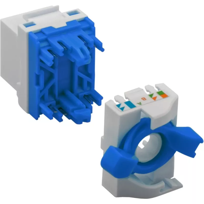 Techly CAT 6a KeyStone RJ45 Jack UTP neekranēts bezinstrumentu IWP-MD C6A/UROTT