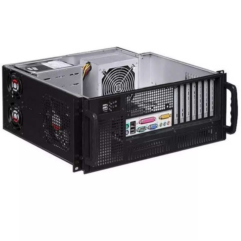 Techly Chassis Industrial Rack 19/Desktop 4U Ultra Compact Melns” I-CASE MP-P4HX-BLK6