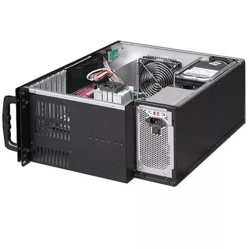 Techly Chassis Industrial Rack 19/Desktop 4U Ultra Compact Melns” I-CASE MP-P4HX-BLK6