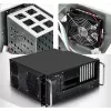 Techly Chassis Industrial Rack 19/Desktop 4U Ultra Compact Melns” I-CASE MP-P4HX-BLK6