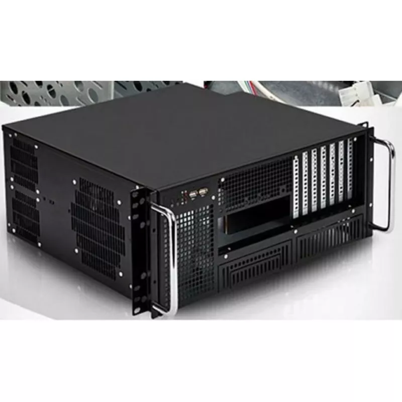 Techly Chassis Industrial Rack 19/Desktop 4U Ultra Compact Melns” I-CASE MP-P4HX-BLK6