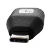 Techly USB-C vīrieša uz USB-A sieviešu adapteris, melns, USB A, USB C, melns