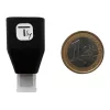 Techly USB-C vīrieša uz USB-A sieviešu adapteris, melns, USB A, USB C, melns