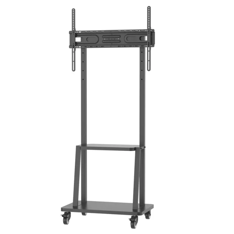 Techly grīdas statīvs ar plauktu 32-70 collu LCD/LED/plazmas televizoram