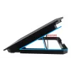 Techly ICOOL-CP11TY klēpjdatora statīvs melns 43,2 cm (17 collas)