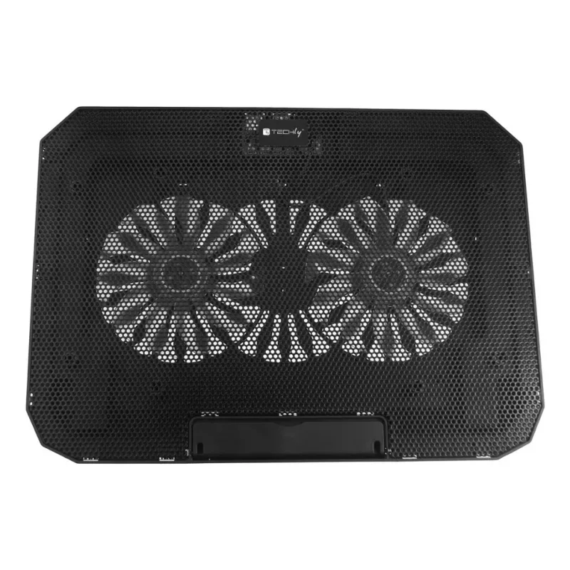 Techly ICOOL-CP11TY klēpjdatora statīvs melns 43,2 cm (17 collas)