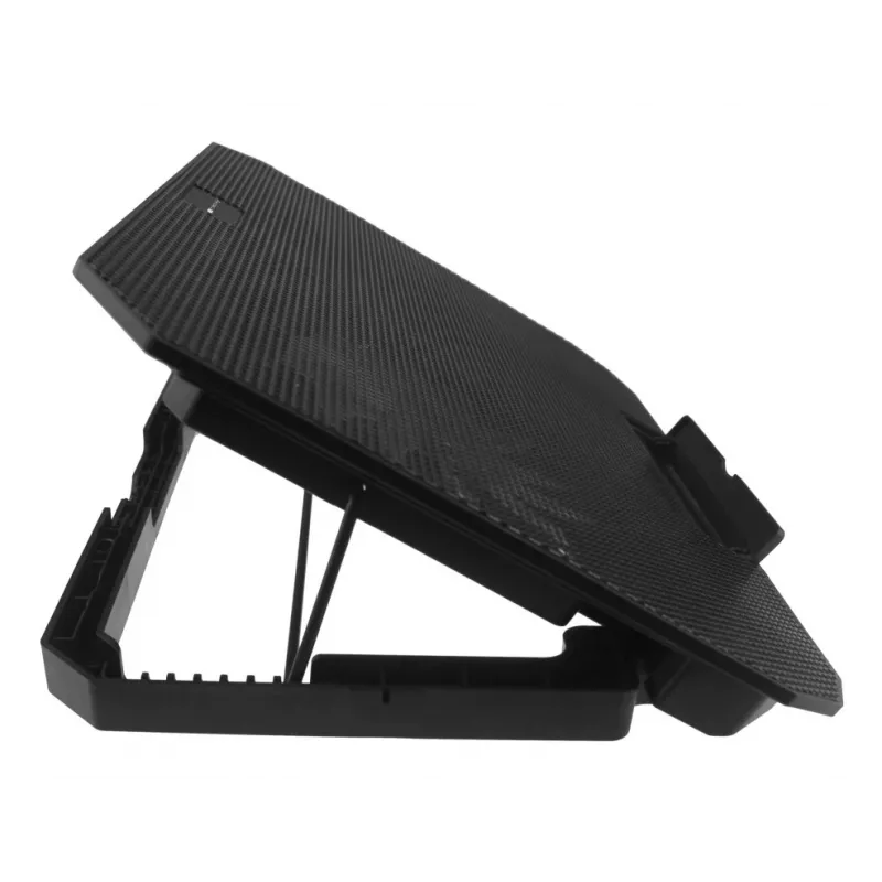 Techly ICOOL-CP11TY klēpjdatora statīvs melns 43,2 cm (17 collas)