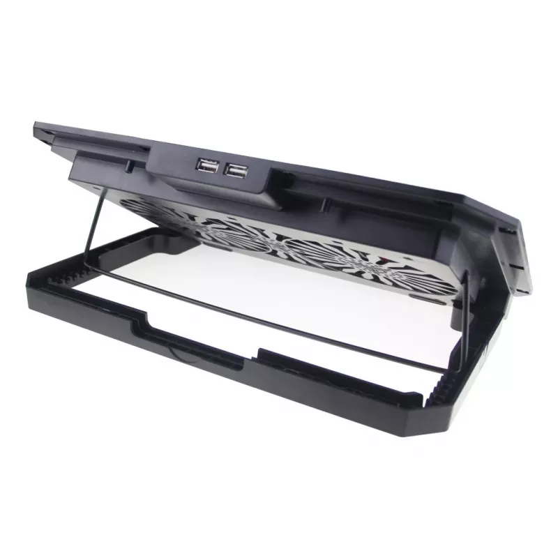 Techly ICOOL-CP11TY klēpjdatora statīvs melns 43,2 cm (17 collas)