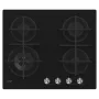 Candy CDK6GF4WEKB Melns Built-in 59.5 cm Gas 4 zone(s)