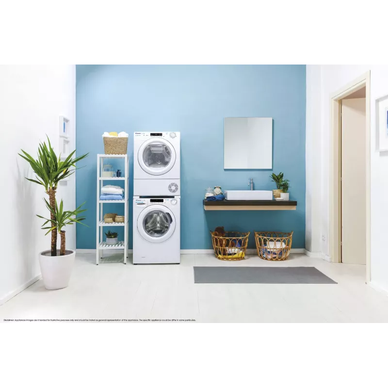 Candy Smart Pro CSOE H10A2TE-S veļas žāvētājs Brīvstāvoša Ielādēšana no priekšpuses 10 kg Balts