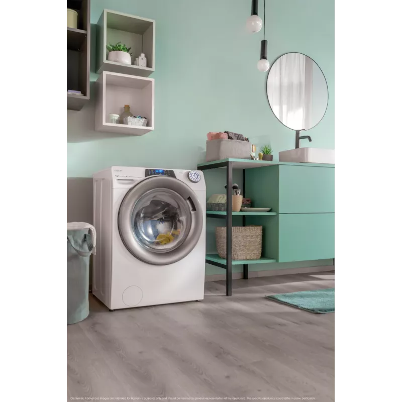 Candy RapidÓ PRO RP 486BWMR/1-S veļas mazgājamā mašīna ar priekšējo ielādi 8 kg 1400 apgr./min Balta