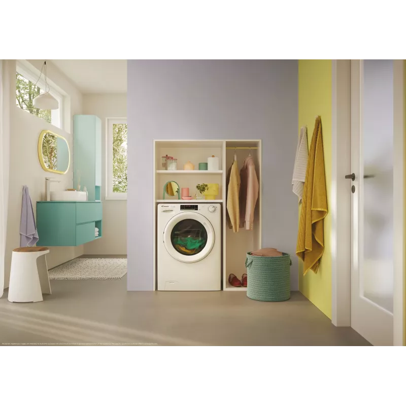 Candy Smart Pro Inverter CO 474TWM6/1-S veļas mazgājamā mašīna ar priekšējo ielādi 7 kg 1400 apgr./min Balta