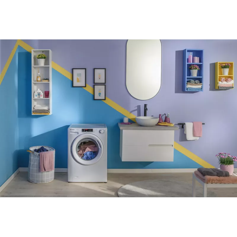 Candy Smart Pro Inverter CO 474TWM6/1-S veļas mazgājamā mašīna ar priekšējo ielādi 7 kg 1400 apgr./min Balta