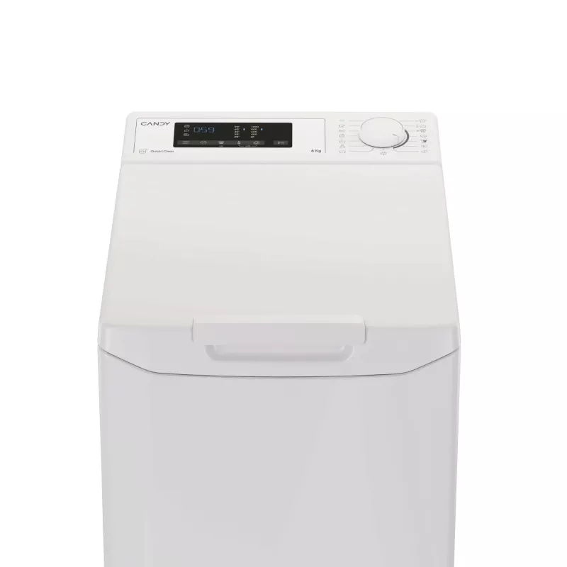 Candy TCA063D3-S veļas mazgājamā mašīna ar augšējo ielādi 6 kg 1000 apgr./min Balta