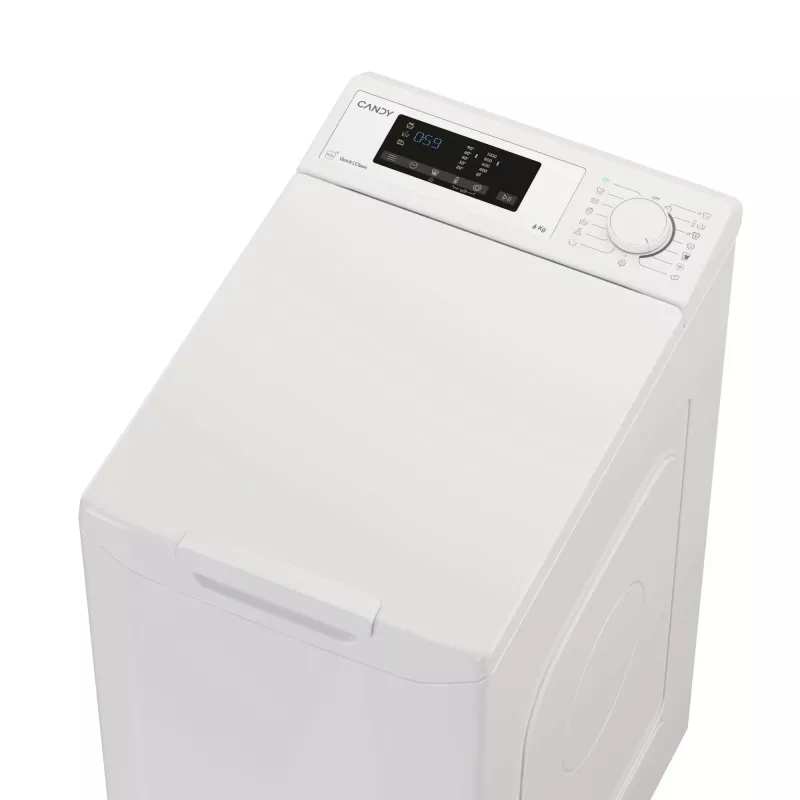 Candy TCA063D3-S veļas mazgājamā mašīna ar augšējo ielādi 6 kg 1000 apgr./min Balta
