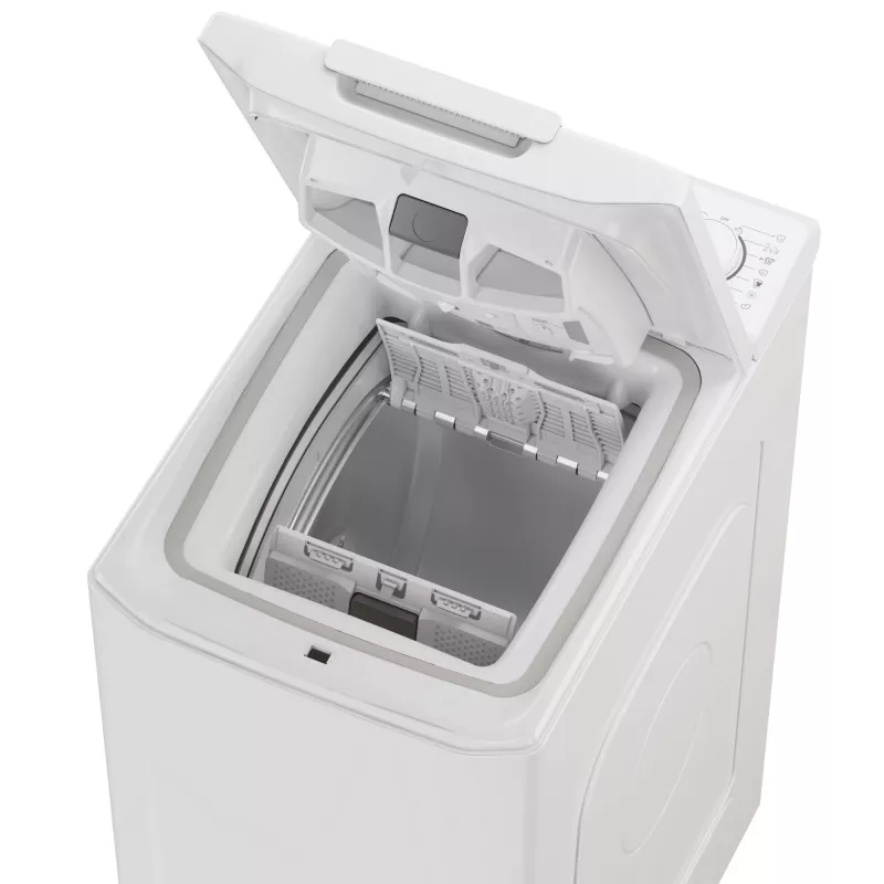 Candy TCA063D3-S veļas mazgājamā mašīna ar augšējo ielādi 6 kg 1000 apgr./min Balta