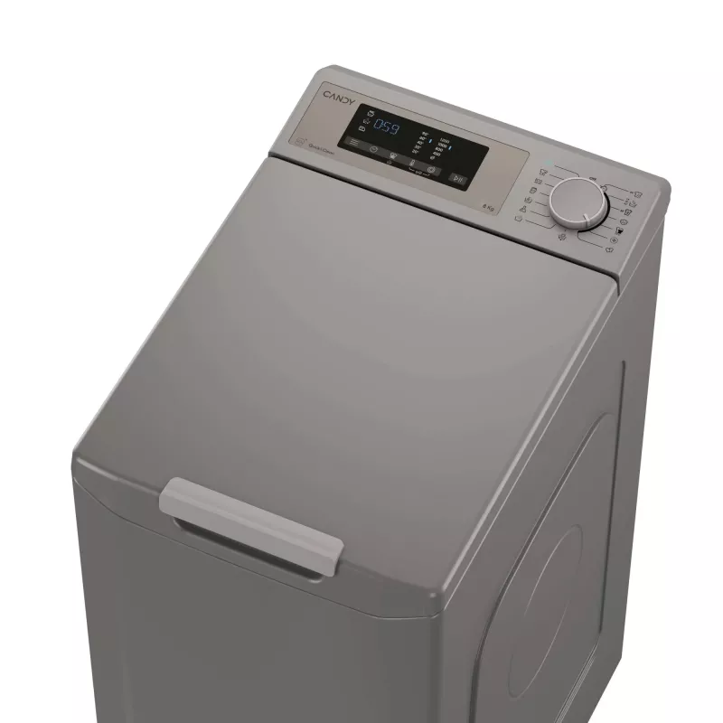 Candy TCA283DR2-S veļas mašīna ar augšējo ielādi 8 kg 1200 apgr./min Antracīta