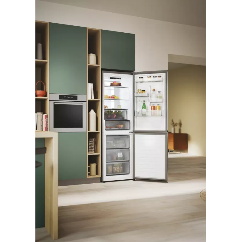 Candy ECN4CQTEX186 Brīvi stāvošs 355 L Nerūsējošais tērauds