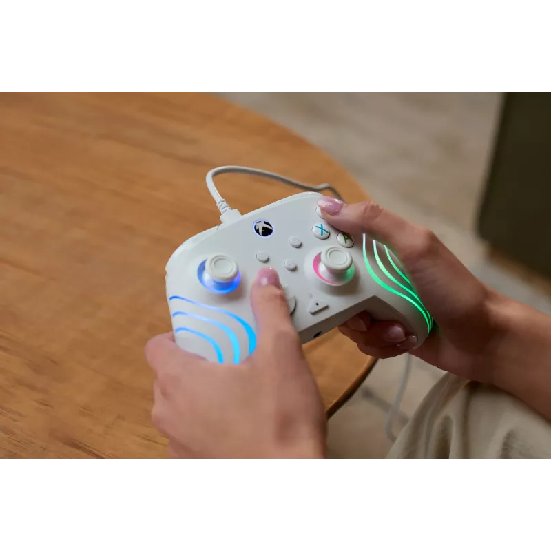 Gamepad Turtle Beach Afterglow Wave balta USB PC Xbox Series S X