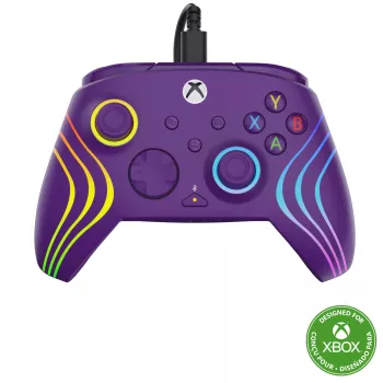 Gamepad Turtle Beach Afterglow Wave violeta USB PC Xbox Series X