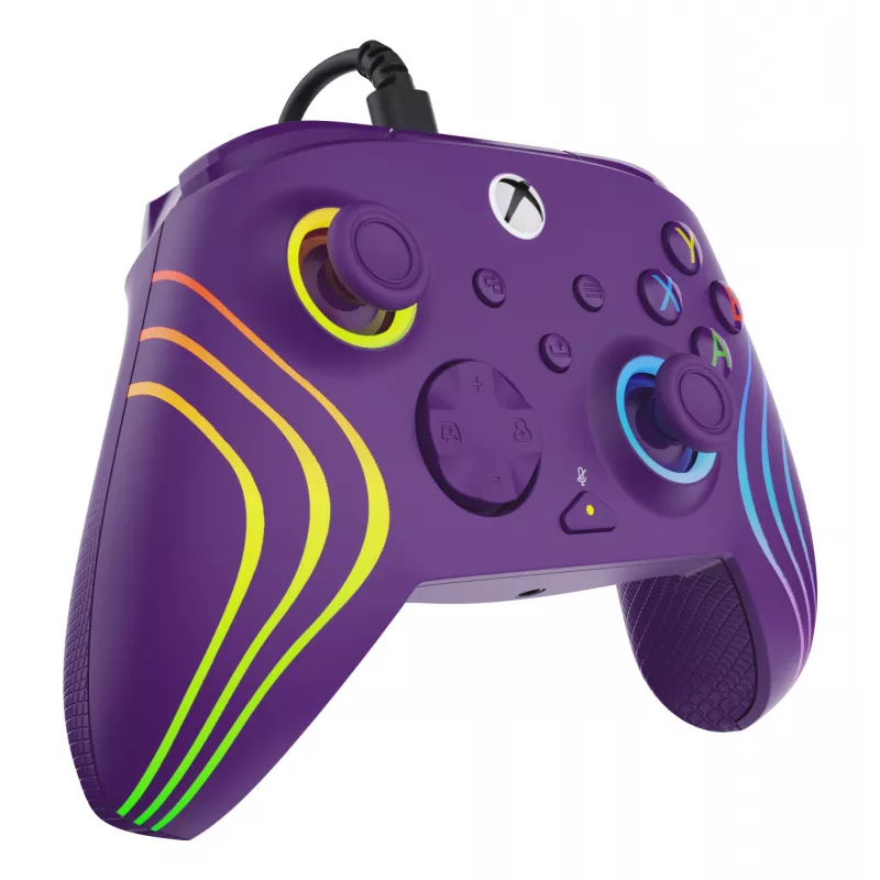 Gamepad Turtle Beach Afterglow Wave violeta USB PC Xbox Series X