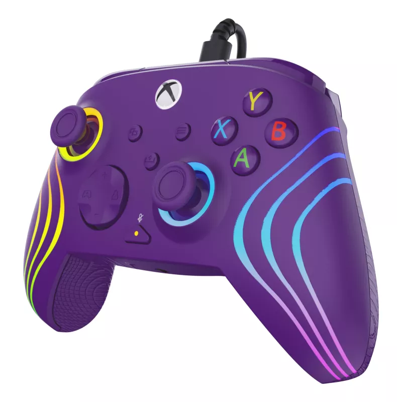 Gamepad Turtle Beach Afterglow Wave violeta USB PC Xbox Series X