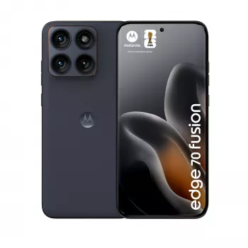 Viedtālrunis Motorola edge 70 fusion — 6,78 collu AMOLED, Snapdragon 7s Gen 3, 8 GB RAM, 256 GB, 5200 mAh, Dual SIM, Android 16 (melns)