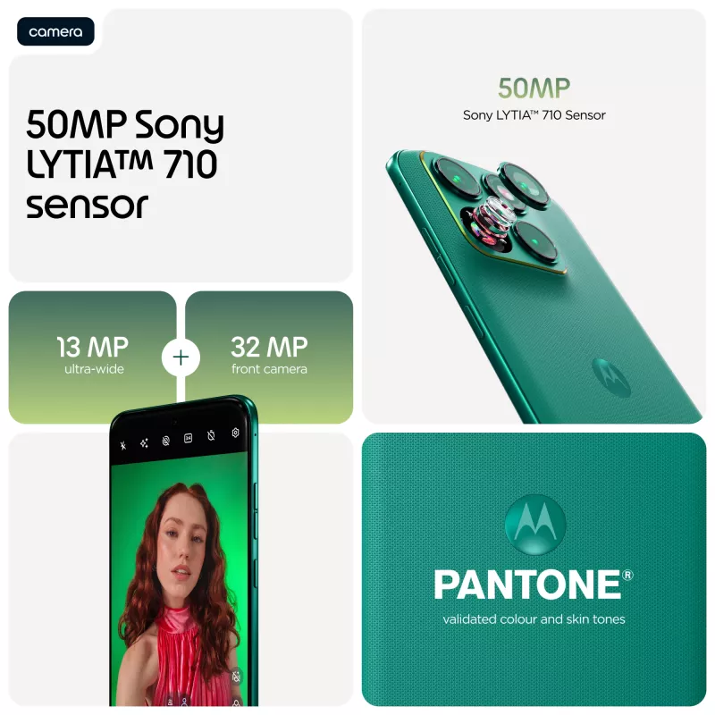 Motorola edge 70 fusion 17,2 cm (6,78 collas) Dual SIM Android 16.0 5G USB Type-C 8 GB 256 GB 5200 mAh zaļš