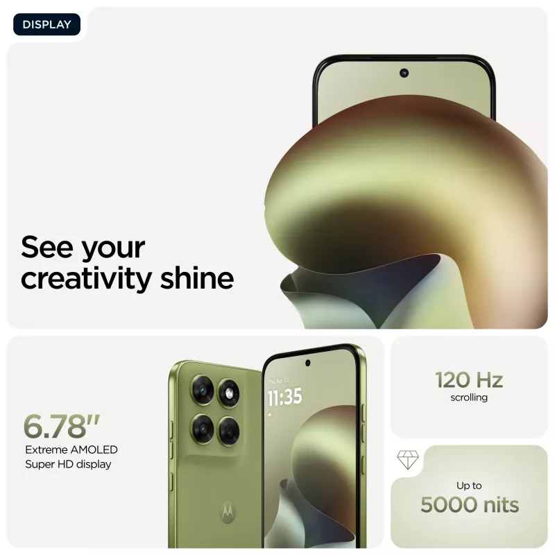 Motorola moto g67 17,3 cm (6,8 collas) Hibrīda Dual SIM Android 16.0 5G USB Type-C 4 GB 256 GB 5200 mAh zaļš