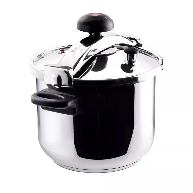 Nerūsējošā tērauda katls Taurus Classic Moments 6 L — piemērots indukcijas, gāzes un keramikas plītīm, ar vāku un vēsi pieskārienam rokturiem