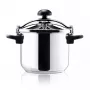 Nerūsējošā tērauda katls Taurus Classic Moments 6 L — piemērots indukcijas, gāzes un keramikas plītīm, ar vāku un vēsi pieskārienam rokturiem