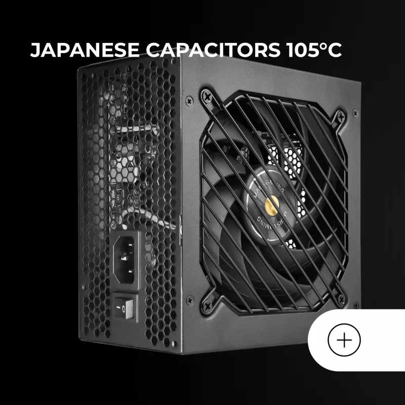 Mars Gaming MPB650SIM barošanas bloks 650 W 24-pin ATX ATX melns