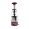 Manuālais virtuves smalcinātājs JATA AC54 Bordeaux caurspīdīgs