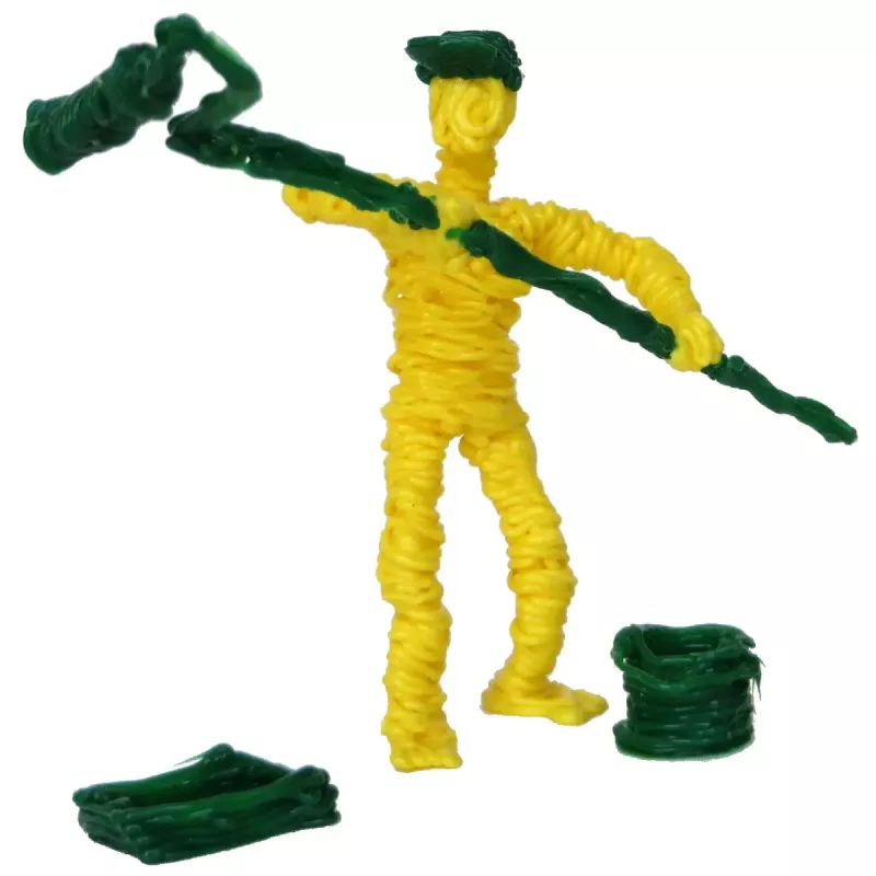 3D drukas materiāls 3Doodler PL05-DUCK Dzeltens