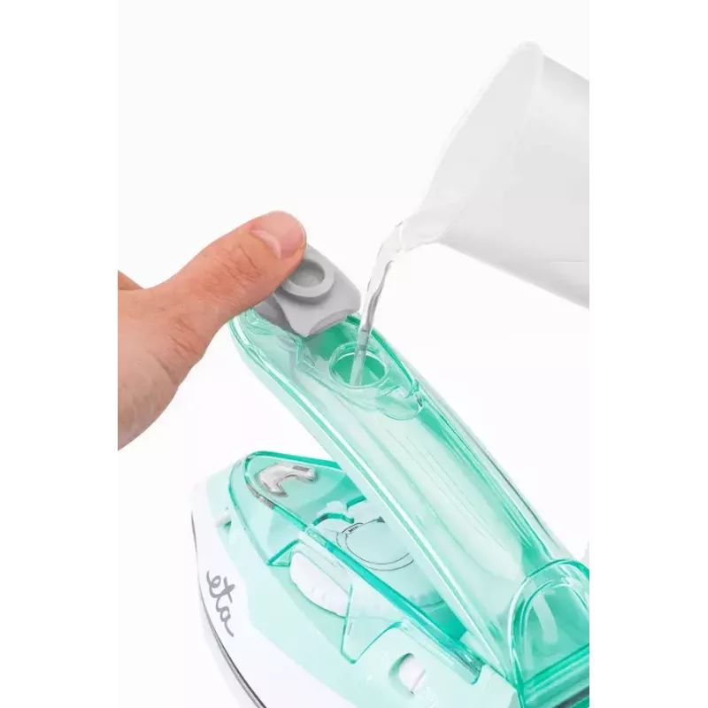 Tvaika gludeklis ETA Sophia ETA127190000 — keramikas zole, 1100 W, 80 ml tvertne, vertikālais tvaiks, 1,9 m vads