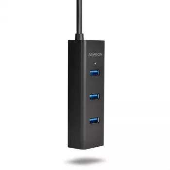 Axagon HUE-S2C interfeisa centrmezgls USB 3.2 Gen 1 (3.1 Gen 1) Type-A 5000 Mbit/s, melns