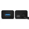Axagon HUE-S2C interfeisa centrmezgls USB 3.2 Gen 1 (3.1 Gen 1) Type-A 5000 Mbit/s, melns