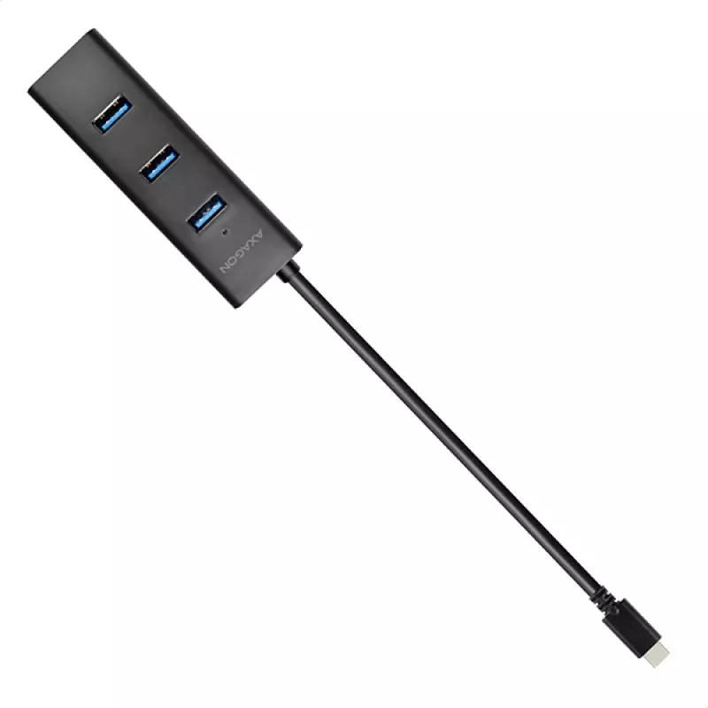 Axagon HUE-S2C interfeisa centrmezgls USB 3.2 Gen 1 (3.1 Gen 1) Type-A 5000 Mbit/s, melns
