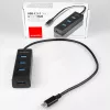 Axagon HUE-S2C interfeisa centrmezgls USB 3.2 Gen 1 (3.1 Gen 1) Type-A 5000 Mbit/s, melns