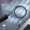 Axagon BUCM432-CM10AB USB kabelis USB4 Gen 3x2 1 m USB C Melns