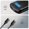 AXAGON EEM2-SC ārējais USB-C 10Gbps bezskrūvju metāla M.2 NVMe SSD korpuss, vienas vietas, pelēks