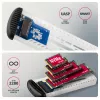 AXAGON EEM2-SC ārējais USB-C 10Gbps bezskrūvju metāla M.2 NVMe SSD korpuss, vienas vietas, pelēks