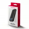 AXAGON EEM2-SC ārējais USB-C 10Gbps bezskrūvju metāla M.2 NVMe SSD korpuss, vienas vietas, pelēks