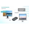 i-tec Thunderbolt 3/USB-C Dual 4K dokstacija + USB-C uz DisplayPort kabelis (1,5 m) + strāvas padeve 60W