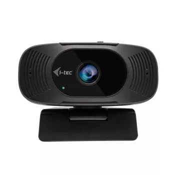 Webcam i-tec SOLOMON 300 4K, USB, 3840×2160, 8.29 MP, klipša stiprinājums, melna