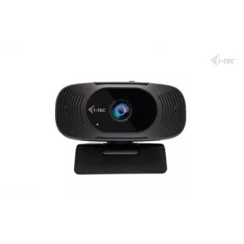 Webcam i-tec SOLOMON 300 4K, USB, 3840×2160, 8.29 MP, klipša stiprinājums, melna
