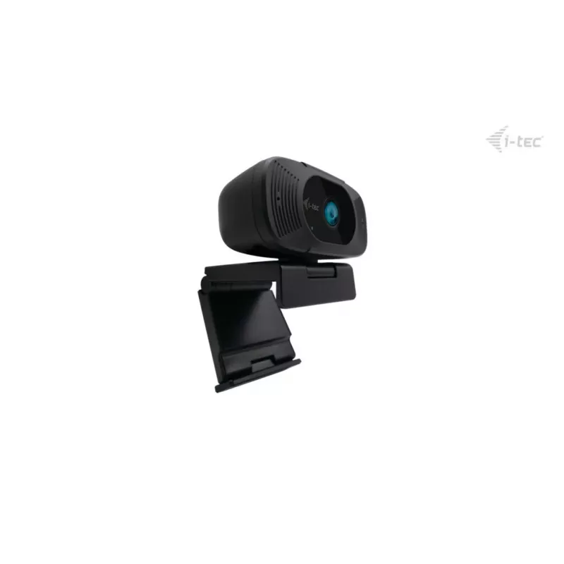 Webcam i-tec SOLOMON 300 4K, USB, 3840×2160, 8.29 MP, klipša stiprinājums, melna