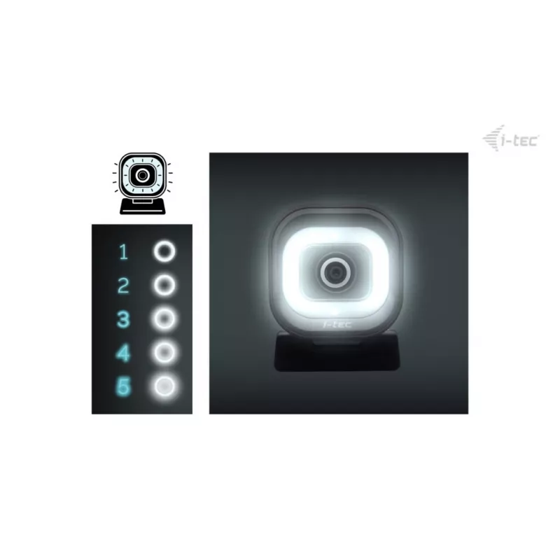 Tīmekļa kamera ITEC i-tec SOLOMON 700 STREAM 4K ar 3840x2160@60fps, 8.29 MP, USB-C, 1/4 collu statīva vītni